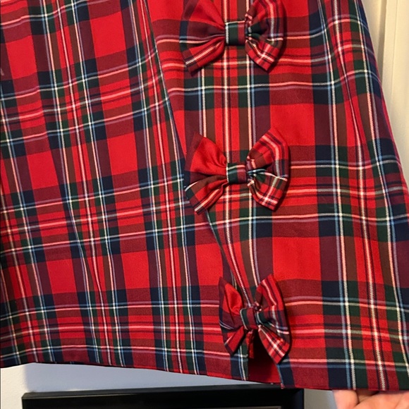 Vineyard Vines- Red Plaid Dress with Bow Accents - Picture 7 of 16